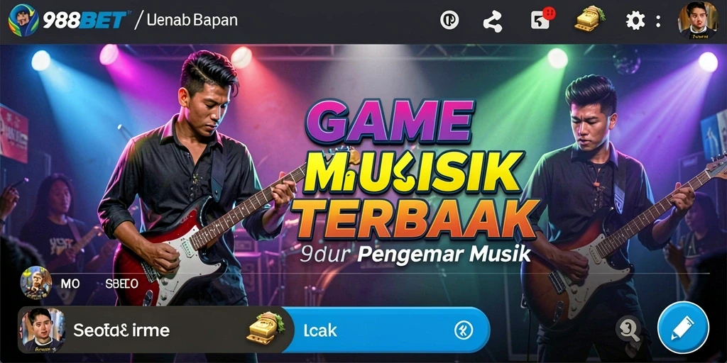 Screenshot gameplay 988BET dengan interaksi musik yang seru.