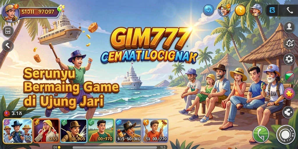 Tampilan gameplay GIM777 yang seru dan penuh warna