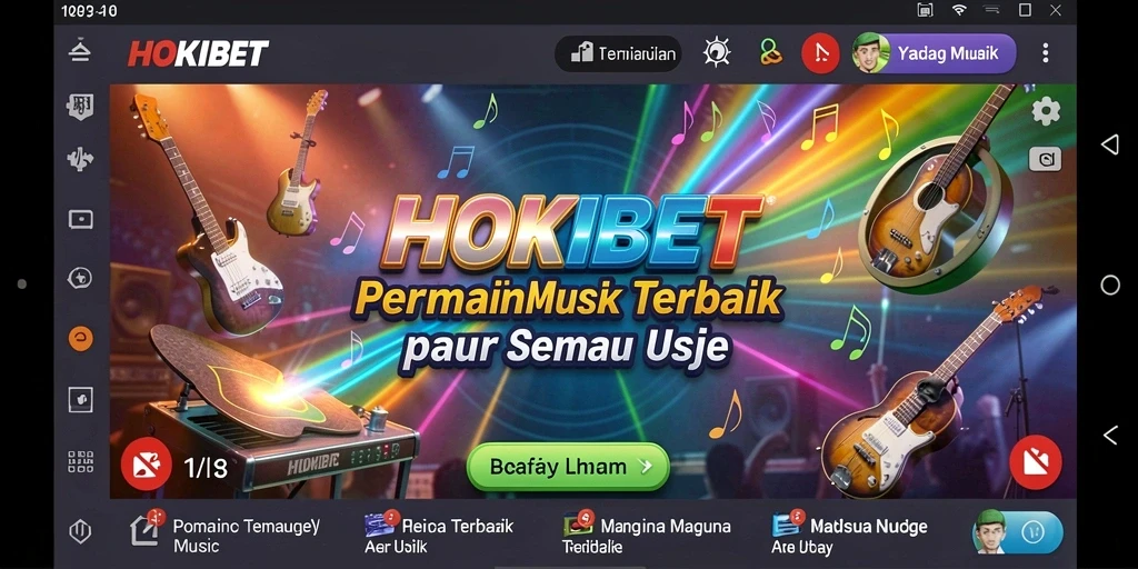 Tampilan gameplay HOKIBET yang menarik dan interaktif.