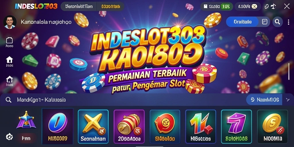 Tampilan menarik dari gameplay slot di INDESLOT303.