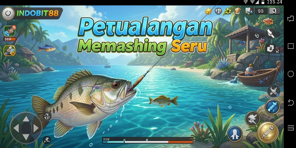 Tangkapan ikan yang menakjubkan dalam gameplay INDOBIT88.