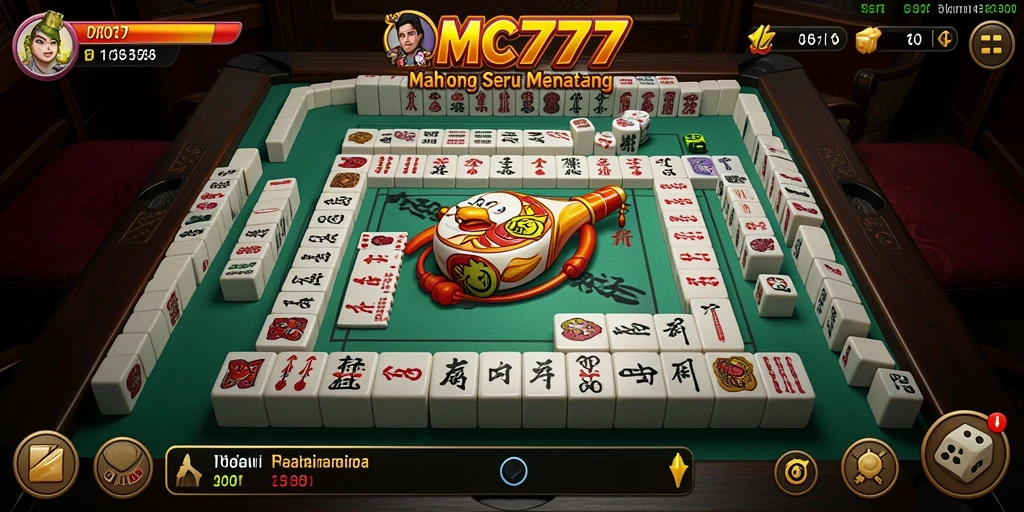 Tampilan menarik dari gameplay seru Mahjong di MC777.