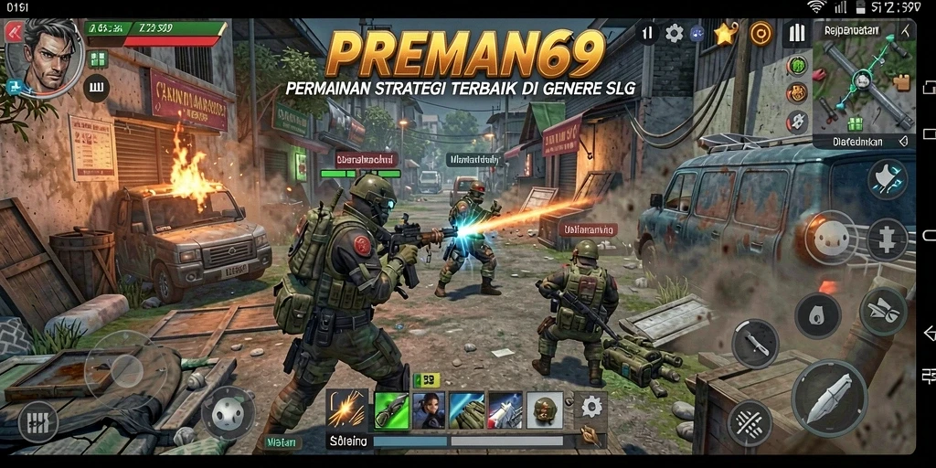 Tangkapan layar permainan PREMAN69 yang menampilkan aksi SLG seru.
