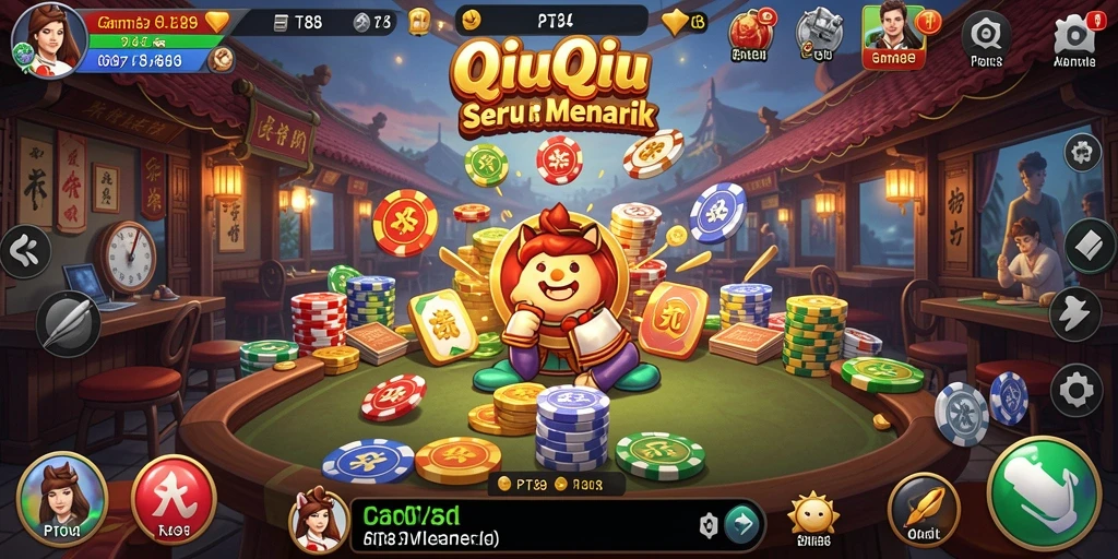 Tampilan gameplay seru PT89 yang penuh aksi QiuQiu.