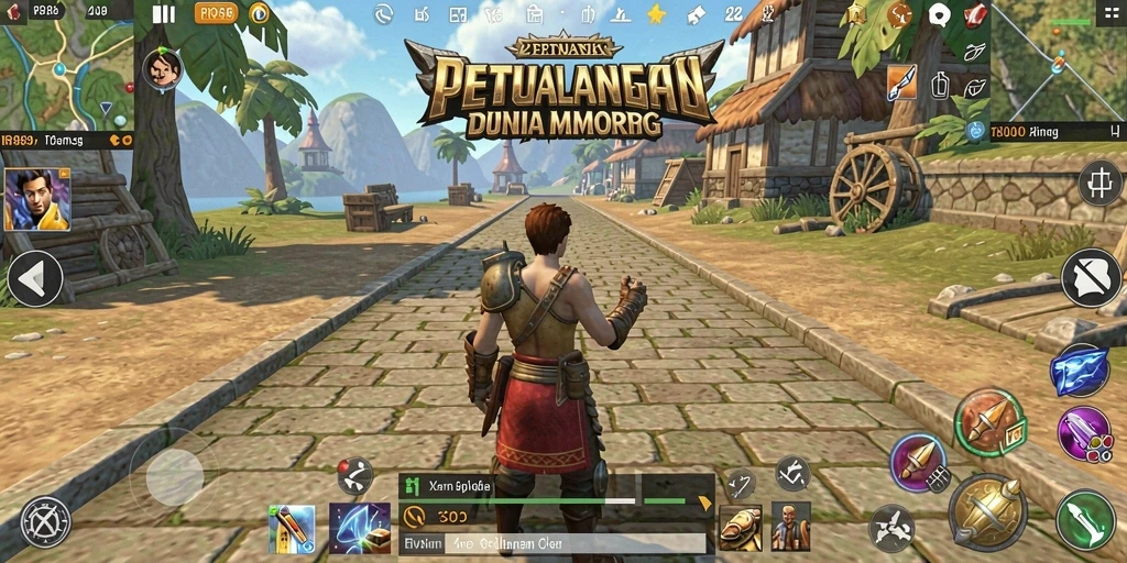 Tampilan dinamis gameplay RR89 dengan petualangan seru.