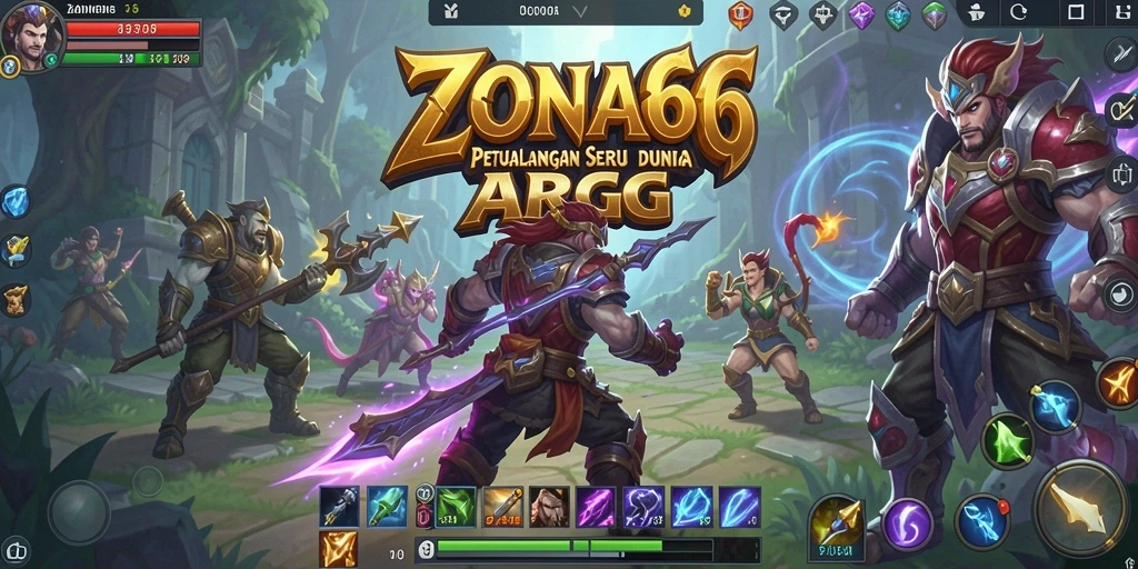 Screenshot gameplay ZONA66 yang menampilkan aksi seru dalam pertempuran ARPG.